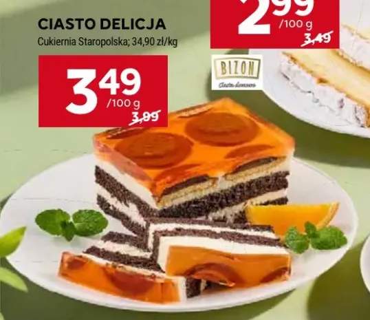 Ciasto Delicja Cukiernia Staropolska