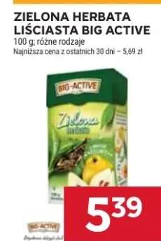 Zielona herbata liściasta Big Active