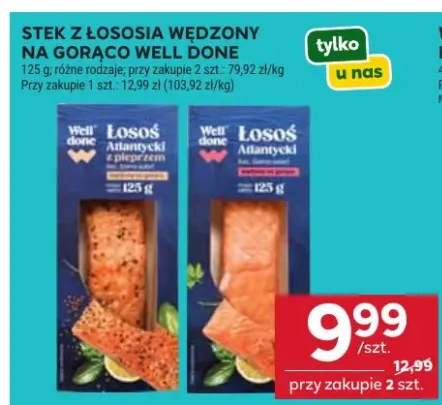 Stek z łososia wędzony na gorąco Well Done