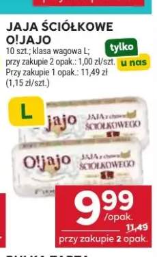 Jaja ściółkowe O!Jajo klasa wagowa L