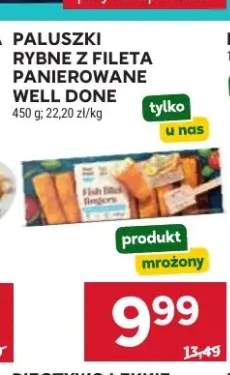 Paluszki rybne z fileta panierowane Well Done
