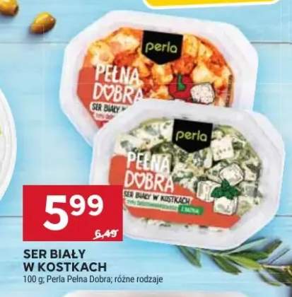Ser biały w kostkach Perla Pełna Dobra