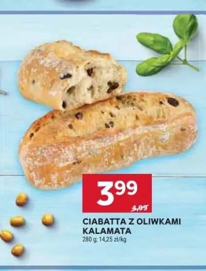 Ciabatta z oliwkami Kalamata