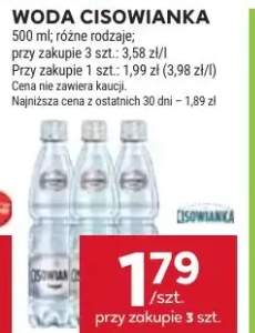 Woda Cisowianka gazowana