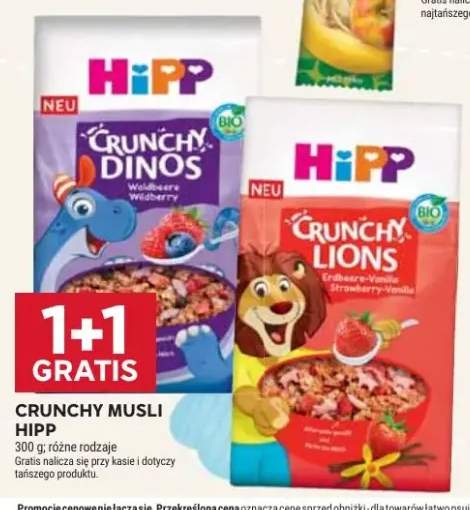 Musli Crunchy Lions Strawberry-Vanilla BIO HiPP