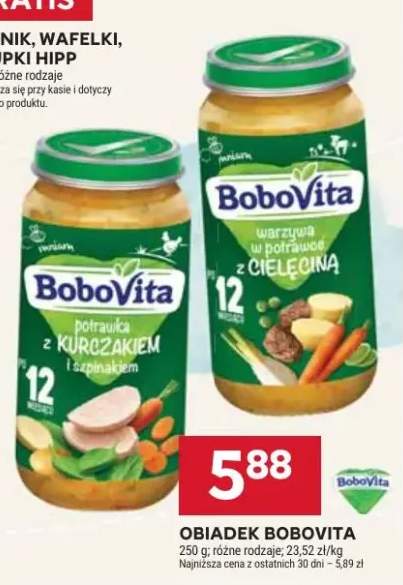 Obiadek potrawka z kurczakiem i szpinakiem BoboVita