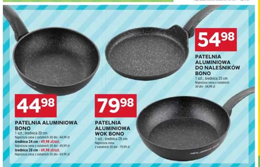 Patelnia aluminiowa do naleśników Bono średnica 25cm