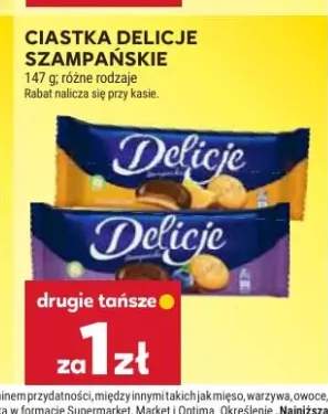 Ciastka Delicje Szampańskie Wiśniowe