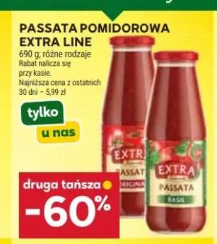 Passata pomidorowa Extra Line Basil