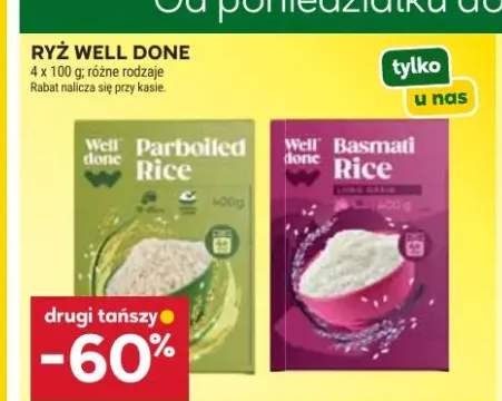 Ryż Basmati Well Done 4-pak 100g