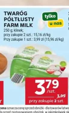 Twaróg półtłusty Farm Milk