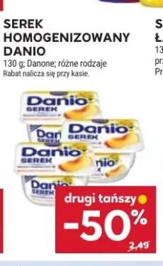 Serek homogenizowany Danio Danone