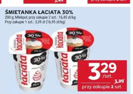 Śmietanka Łaciata 30% Mlekpol