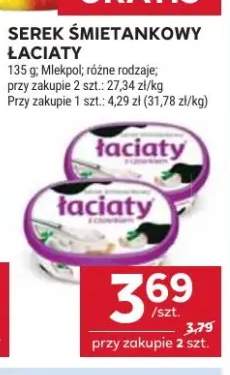 Serek śmietankowy Łaciaty Mlekpol