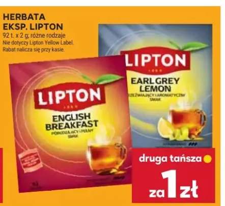 Herbata ekspresowa Lipton English Breakfast