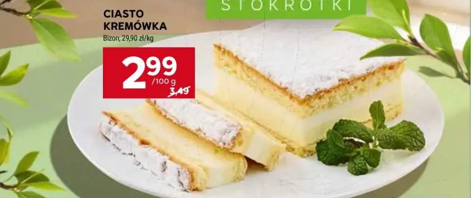 Ciasto Kremówka Bizon