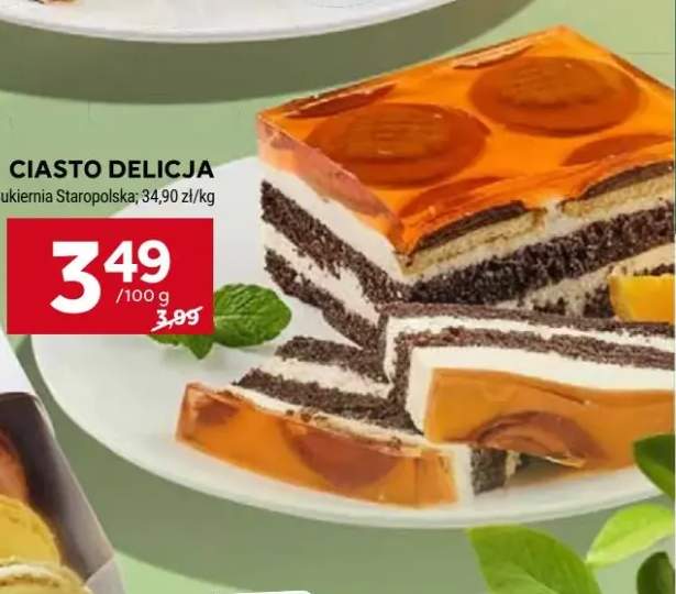 Ciasto Delicja Cukiernia Staropolska