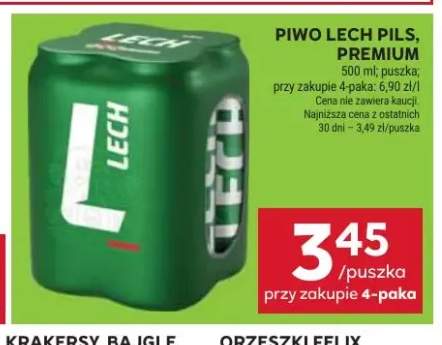 Piwo Lech Pils 4-pak