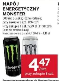 Napój energetyczny Monster
