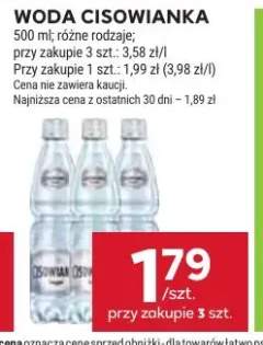 Woda Cisowianka lekko gazowana