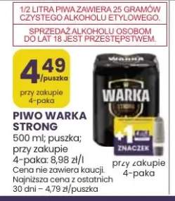 Piwo Warka Strong 4-pak 500ml