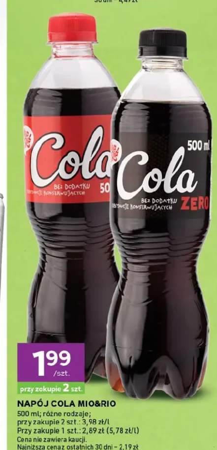 Napój Cola Mio&Rio Zero