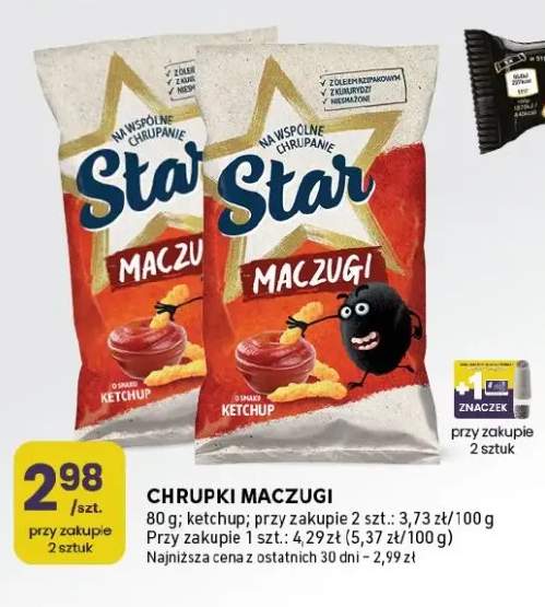 Chrupki Star Maczugi ketchup
