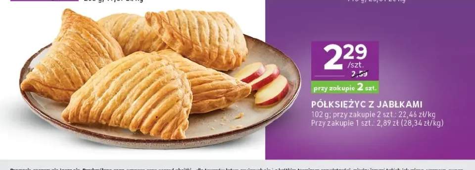 Półksiężyc z jabłkami