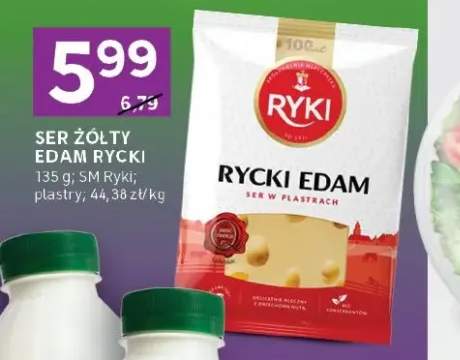 Ser żółty Edam Rycki plastry
