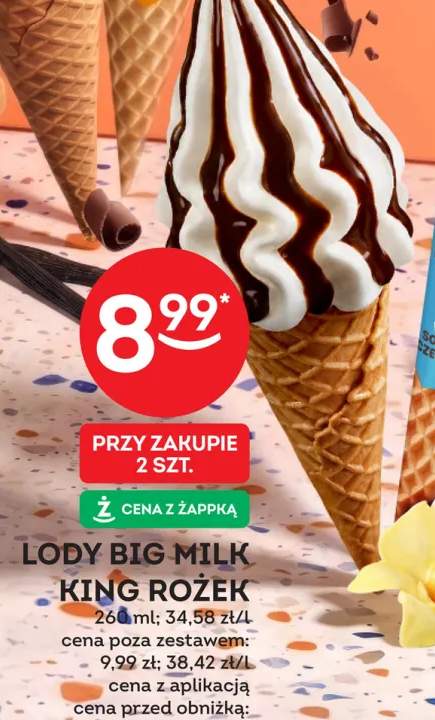 lody rożek