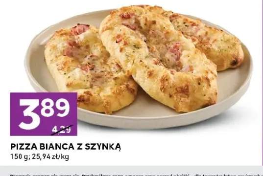 Pizza bianca z szynką