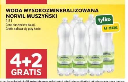 Woda wysokozmineralizowana Norvil Muszyński