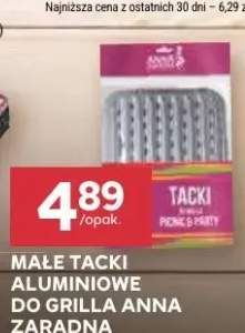 Małe tacki aluminiowe do grilla Anna Zaradna