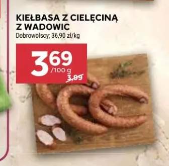 Kiełbasa z cielęciną z Wadowic Dobrowolscy