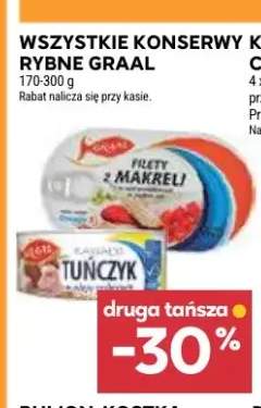 Konserwa rybna filety z makreli Graal
