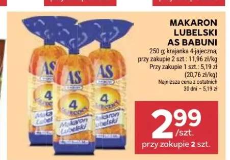 Makaron Lubelski As Babuni krajanka 4-jajeczna
