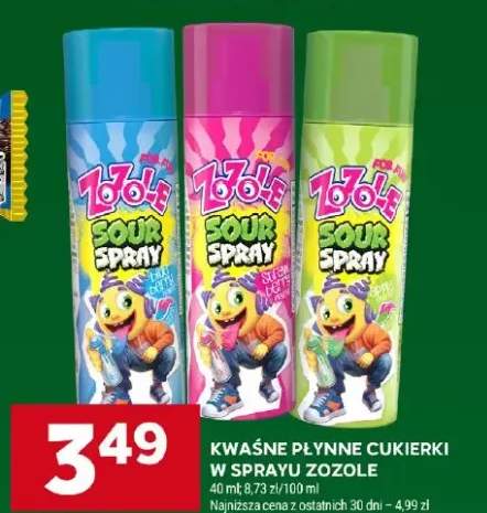 Kwaśne płynne cukierki w sprayu Zozole blueberry