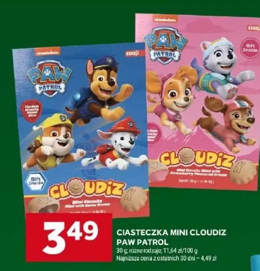 Ciasteczka mini Cloudiz Paw Patrol