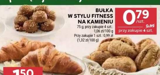 Bułka w stylu fitness na kamieniu