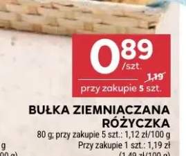 Bułka ziemniaczana różyczka