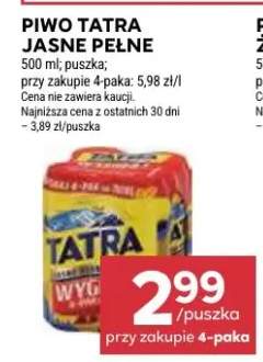 Piwo Tatra Jasne Pełne