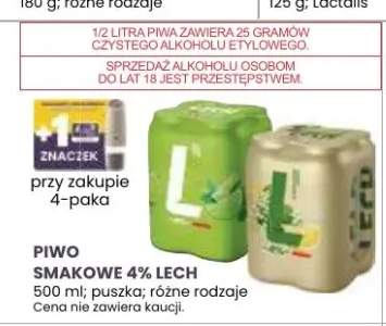 Piwo smakowe 4% Lech 4-pak 500ml