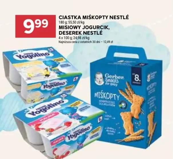 Ciastka Miśkopty Nestlé