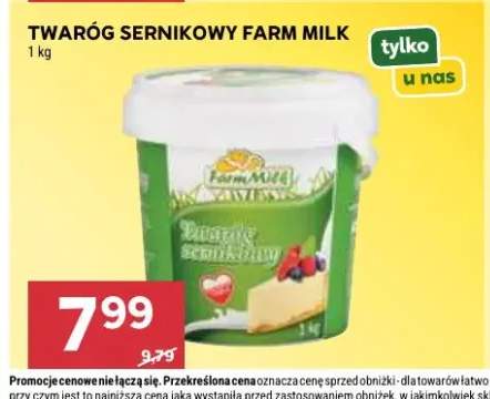 Twaróg sernikowy Farm Milk