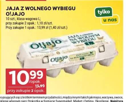 Jaja z wolnego wybiegu klasa L O!Jajo
