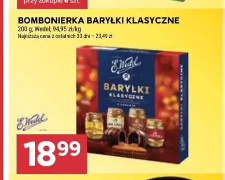 Bombonierka Baryłki Klasyczne Wedel