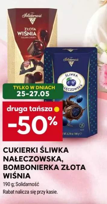 Bombonierka Złota Wiśnia Solidarność