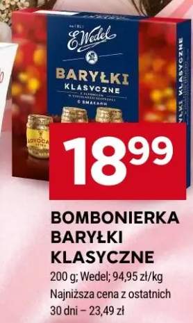 Bombonierka Baryłki Klasyczne E.Wedel