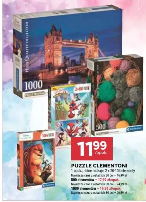 Puzzle Clementoni 500 elementów