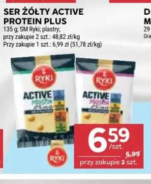 Ser żółty Active Protein Plus plastry